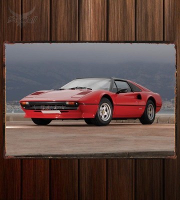 Металлическая табличка Ferrari 308 GTS